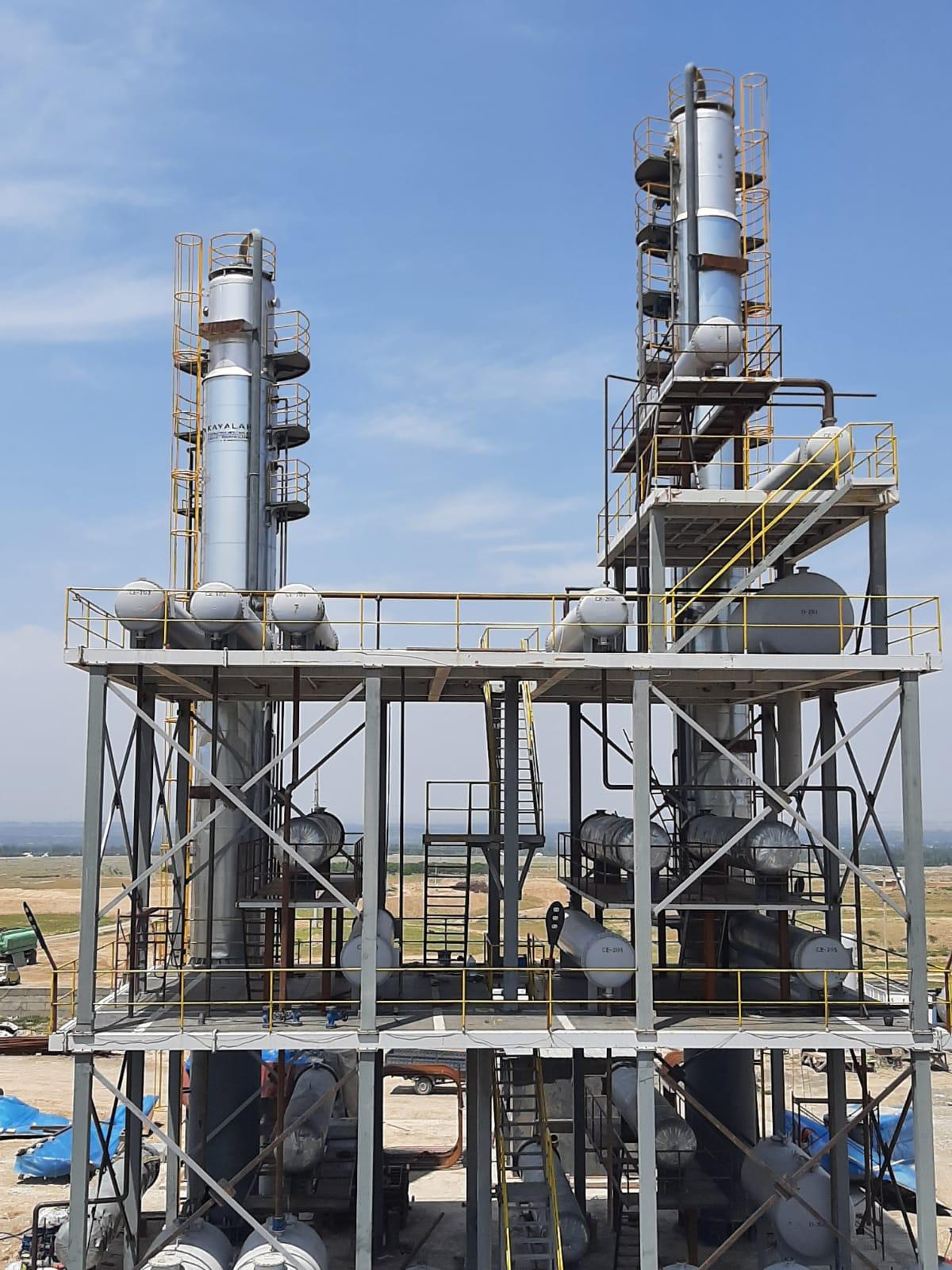 KIRGIZİSTAN 400TPD HAM PETROL İŞLEME TESİSİ